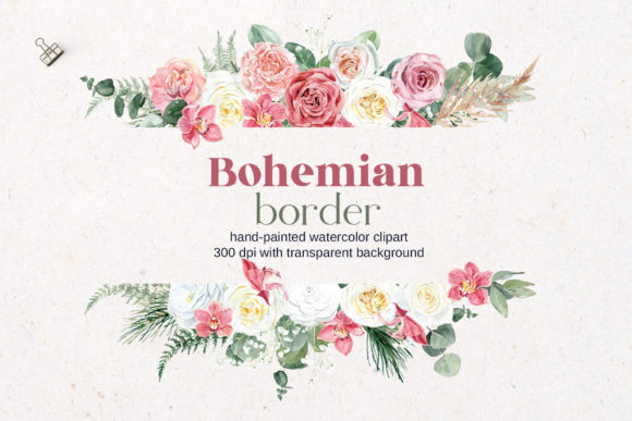 Download Boho Watercolor Border - Boho Collection