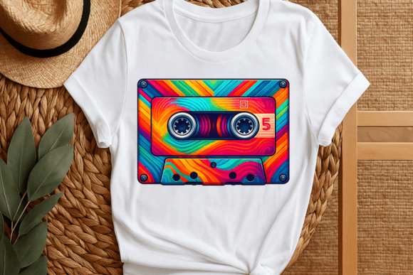 Download Vintage Retro Cassette Sublimation Png - Cassette sublimation Collection