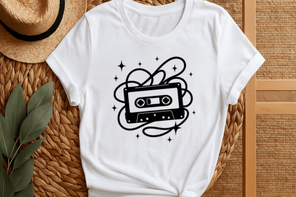 Download Vintage Retro Cassette Sublimation Png - Cassette sublimation Collection
