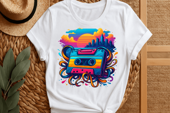 Download Vintage Retro Cassette Sublimation Png - Cassette sublimation Collection