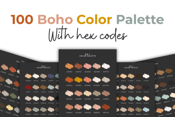 Download Boho Color Palette with Hex Codes - Boho Collection