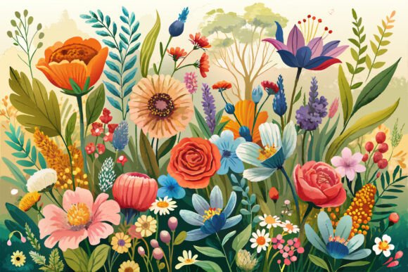 Download Boho Watercolor Wildflowers - Boho Collection